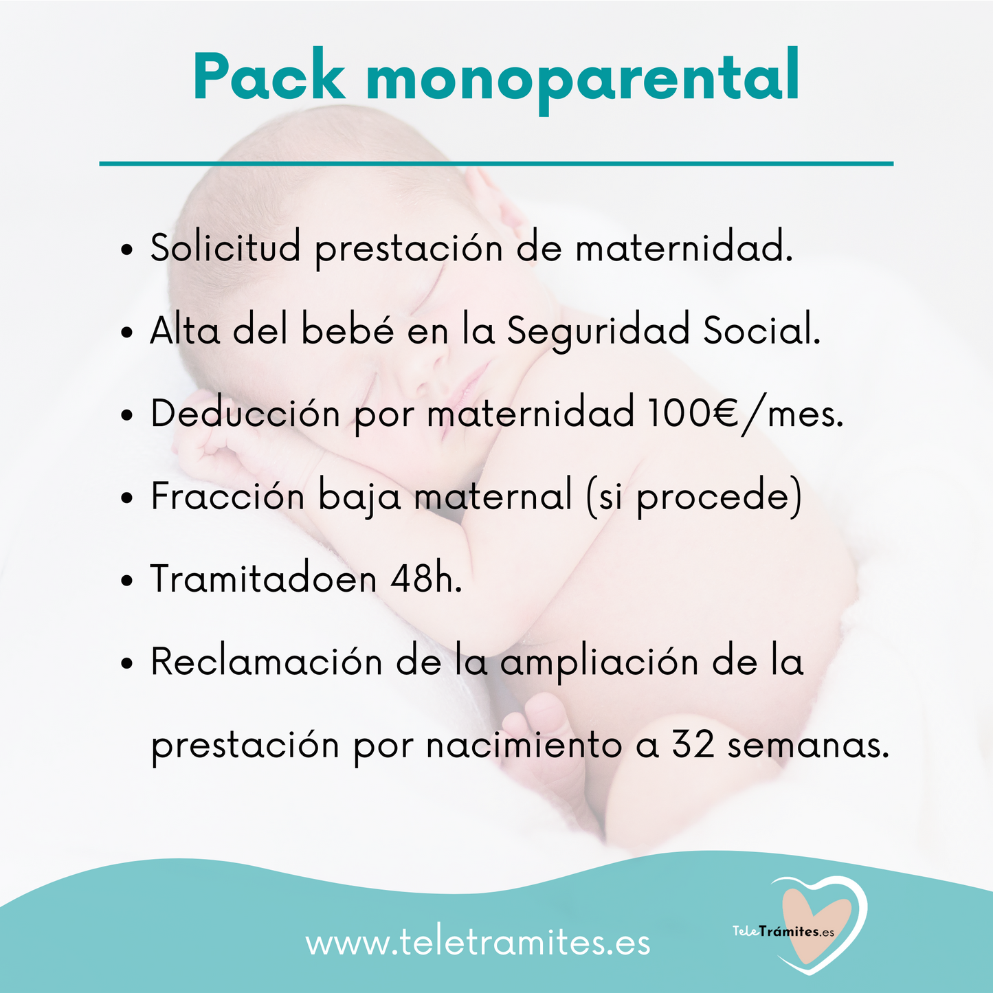 Pack trámites monoparental