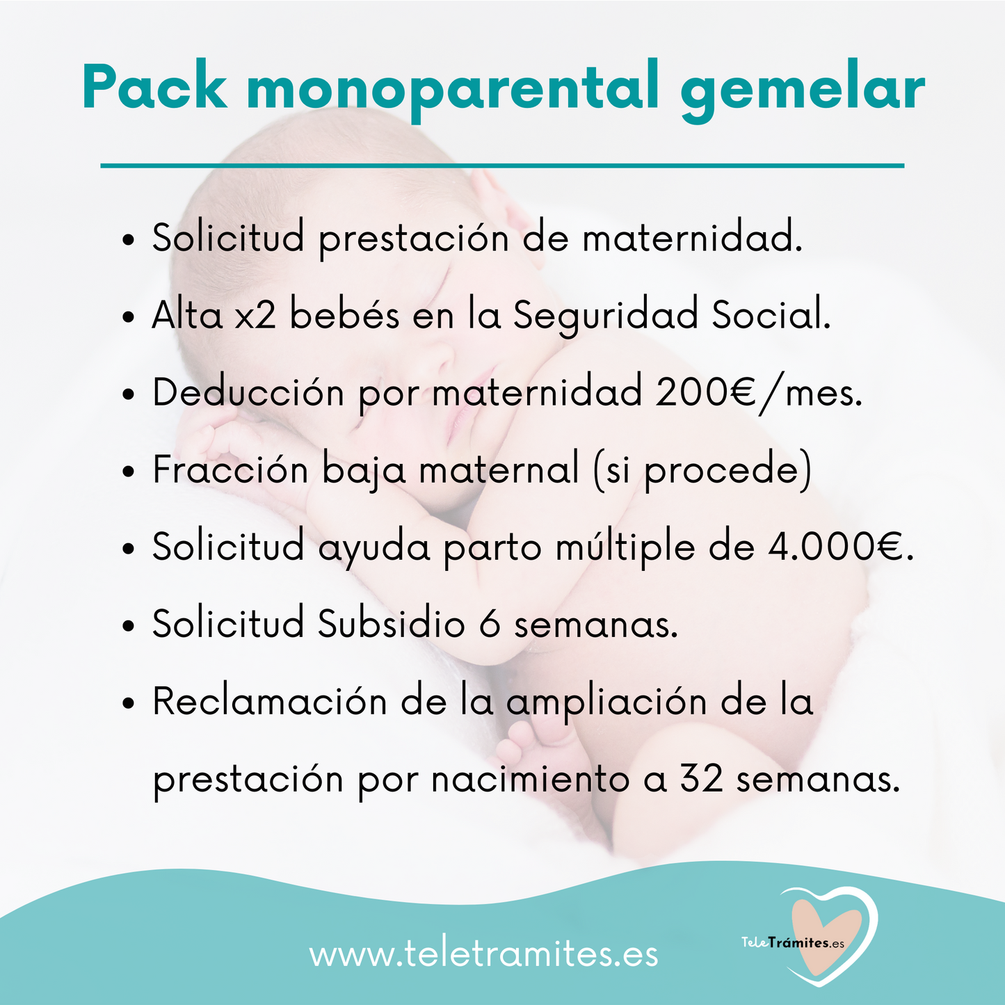 Pack trámites monoparental